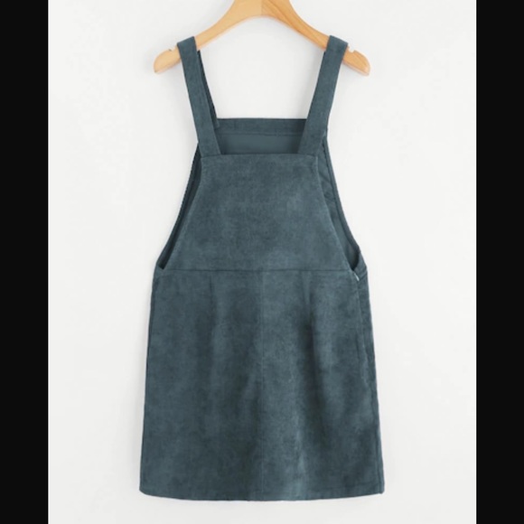 HOST PICK Corduroy Overall Dress w Bib Pocket - Picture 4 of 7